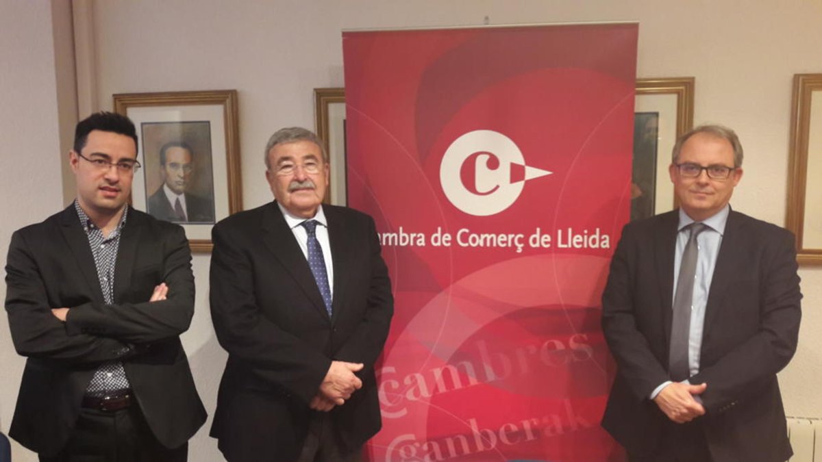 La Cámara de Comercio de Lleida presentó su informe sobre la balanza comercial de Lleida en 2016. 