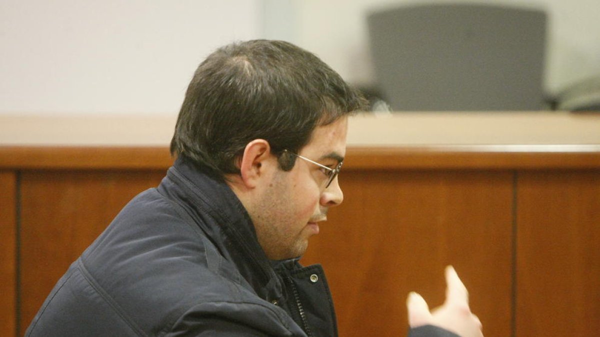 Alejandro Ruiz, durant el judici a l’Audiència de Lleida