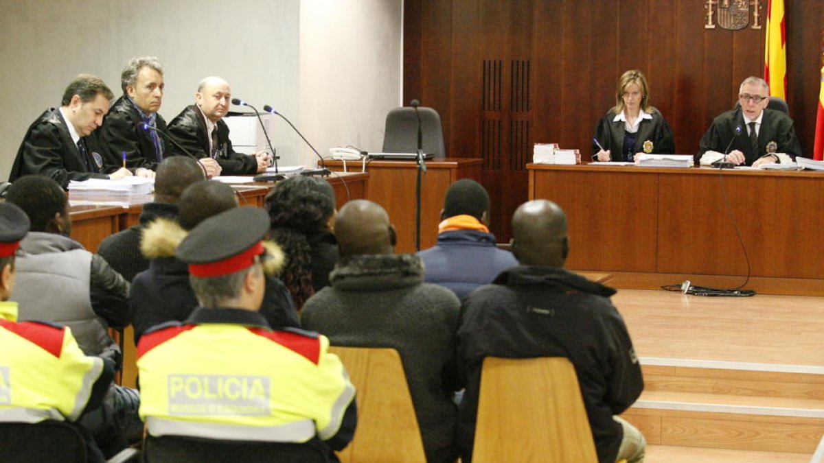 Un moment del judici celebrat ahir a l’Audiència de Lleida.