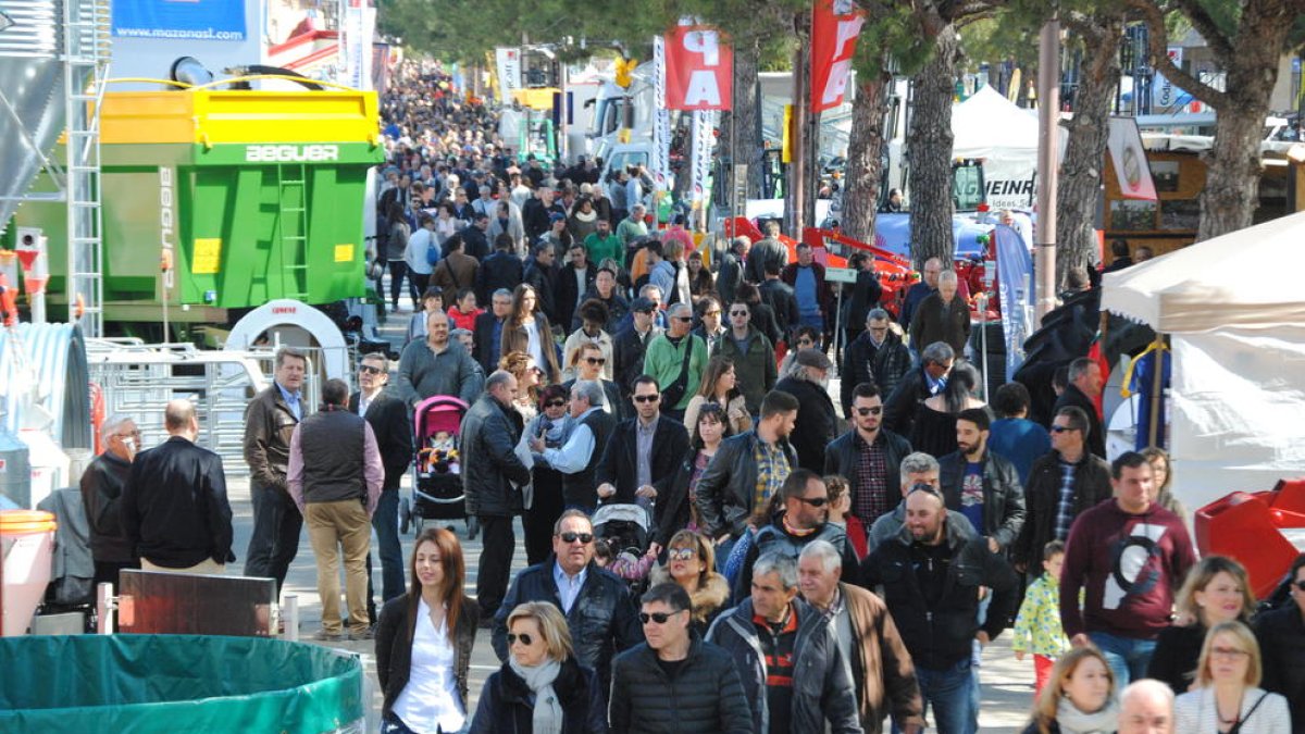 Una vista de la Fira de Sant Josep de Mollerussa.