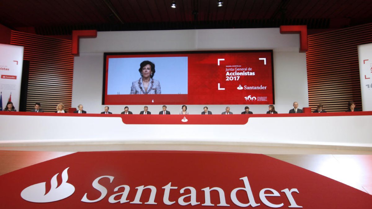 La presidenta del Banco Santander, Ana Botín.