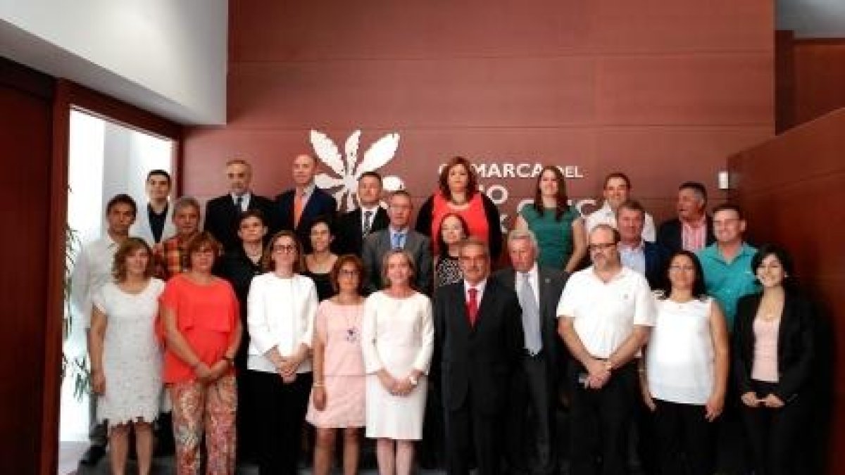 Els membres del consell comarcal del Baix Cinca.