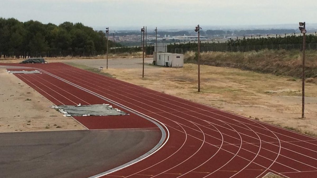 Imagen, ayer, de la pista de atletismo, estrenada el año pasado.