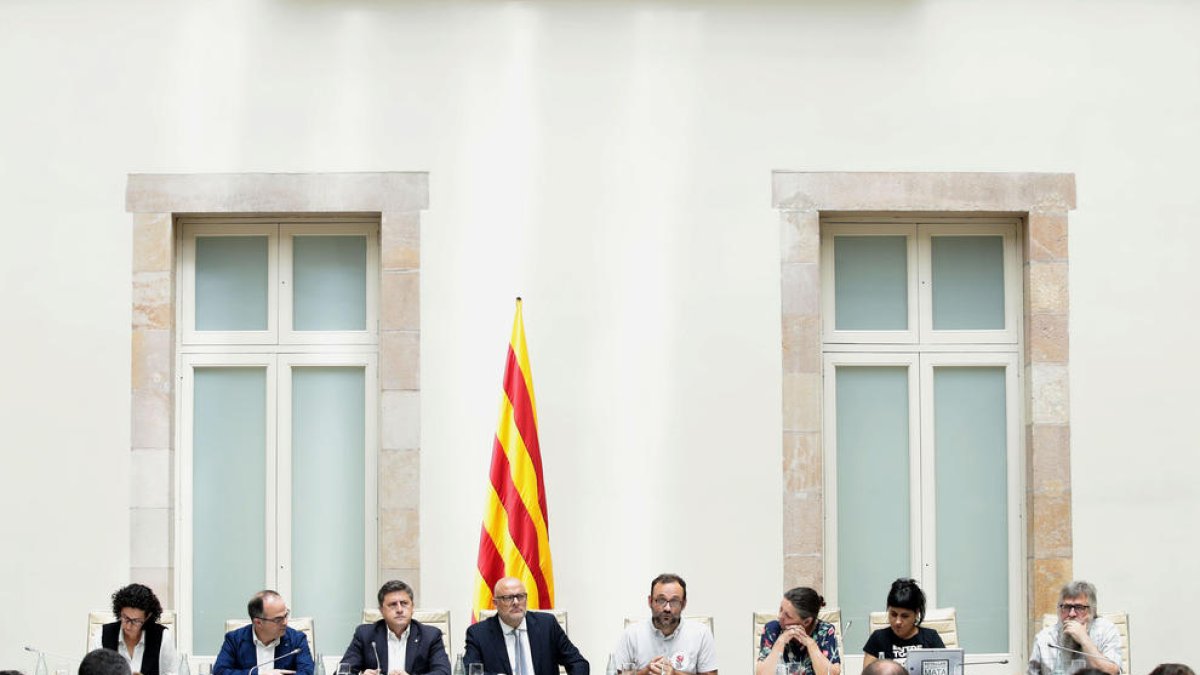 L'acte de presentació de la Llei de Referèndum