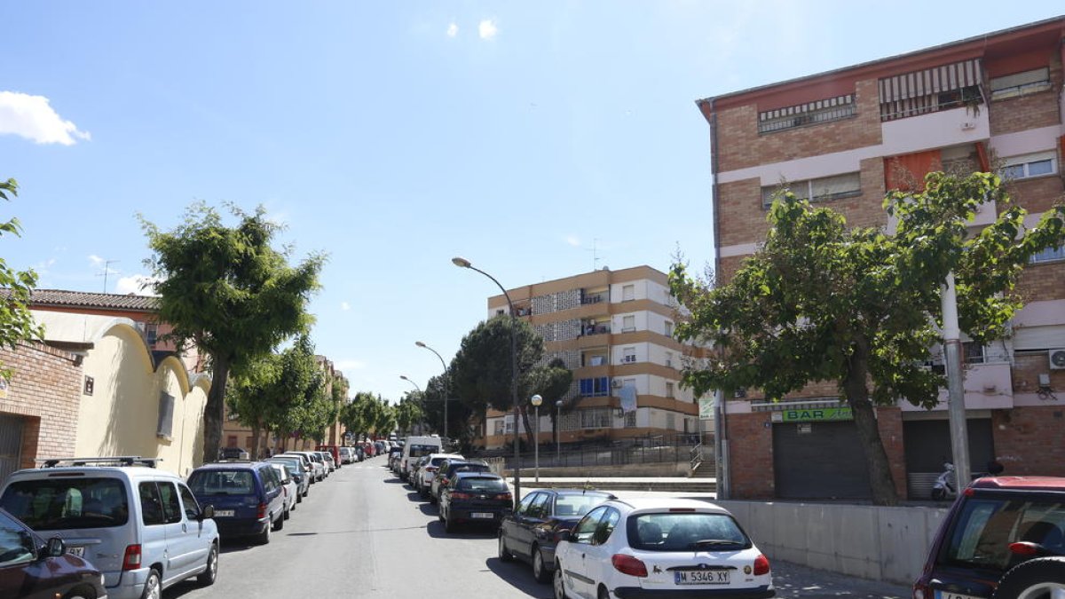 Los hechos ocurrieron ayer al mediodía en la calle Mart.