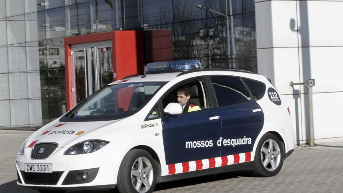 Un vehicle dels Mossos d'Esquadra