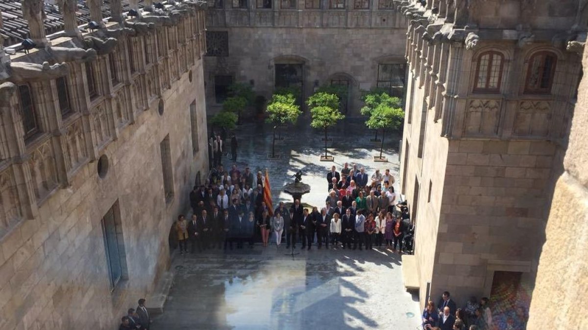 L'acte ha tingut lloc al Pati dels Tarongers del Palau de la Generalitat.