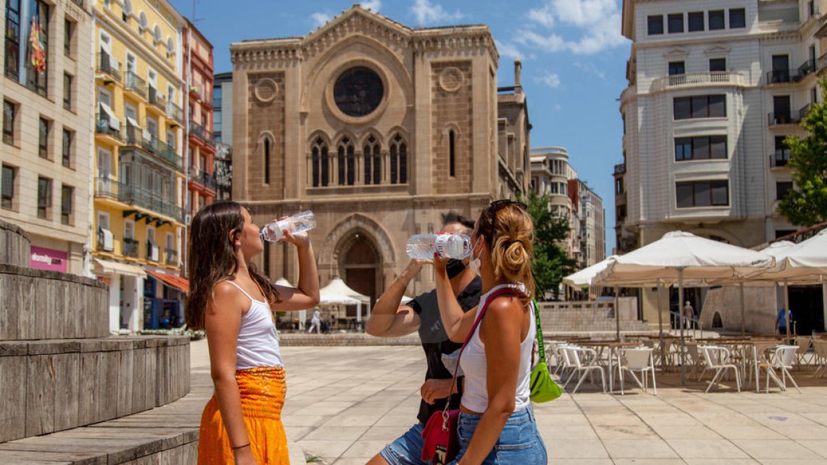 Retrats de la calor a Lleida