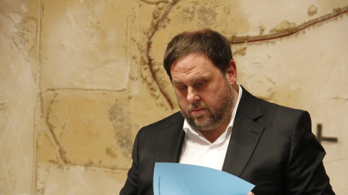 El vicepresident de la Generalitat, Oriol Junqueras.