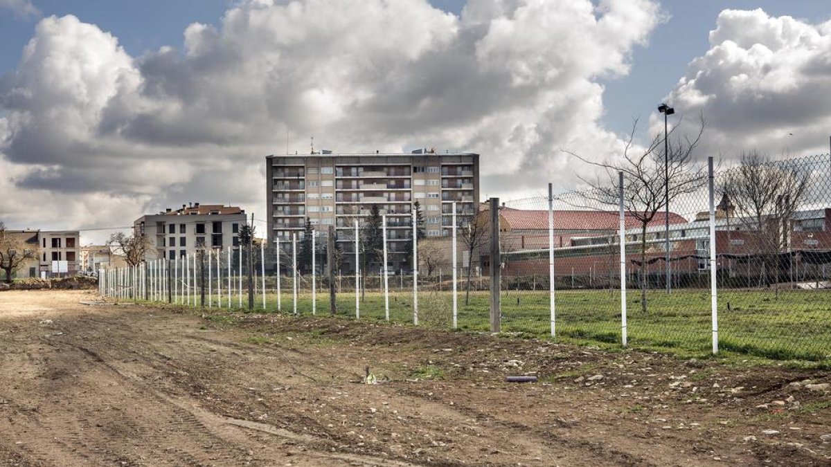 Els terrenys on es projecta aixecar el nou equipament a la capital de la Segarra.