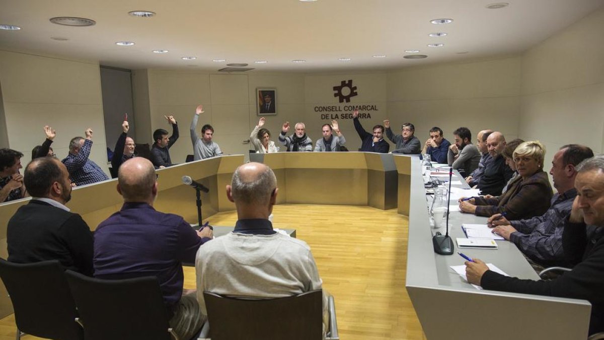 Un moment de la sessió plenària celebrada dimecres.