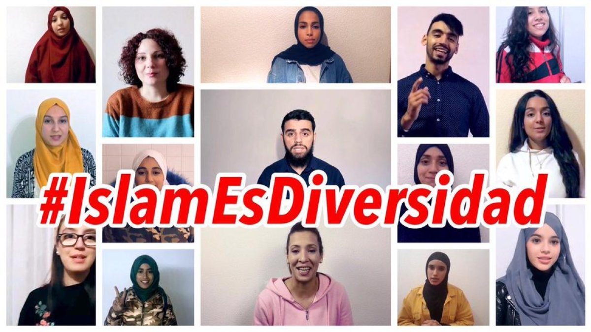 Captura del vídeo de la campaña #IslamEsDiversidad. 