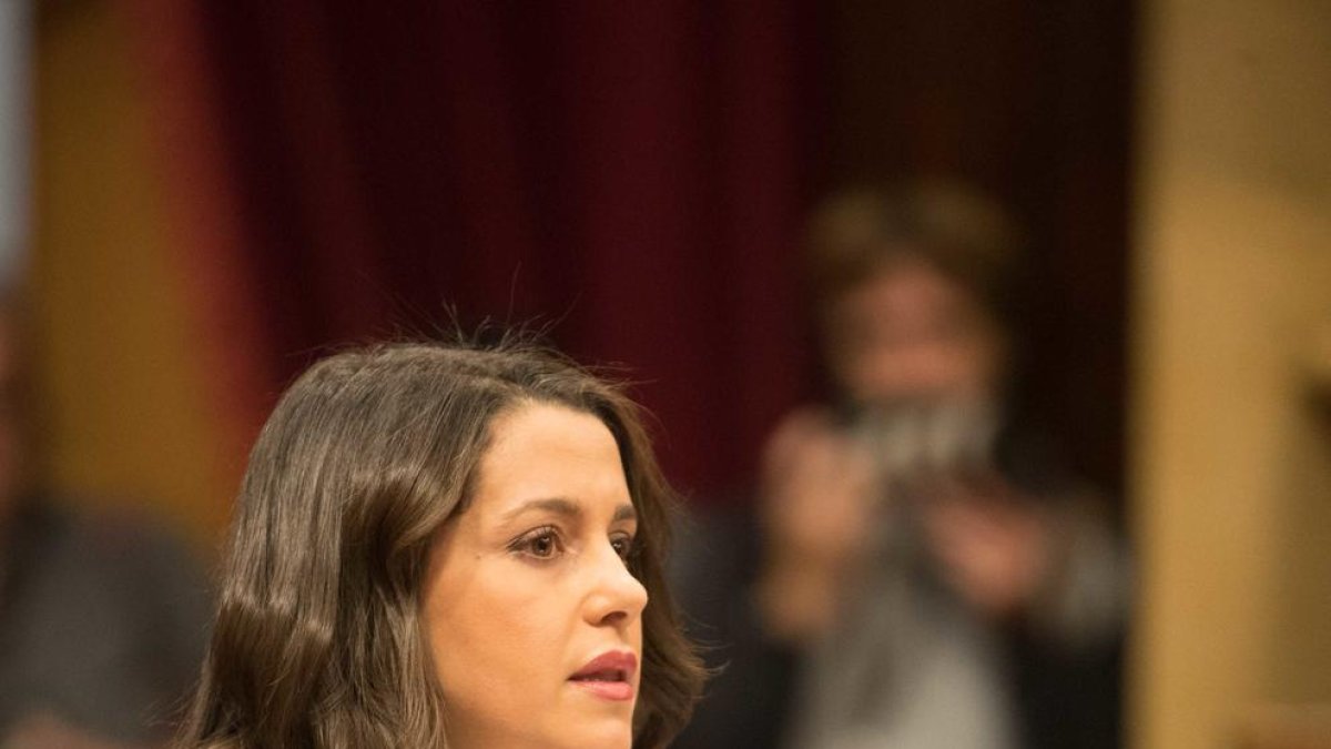 Inés Arrimadas acusa a Torra de defender ‘la xenofobia y la exclusión’