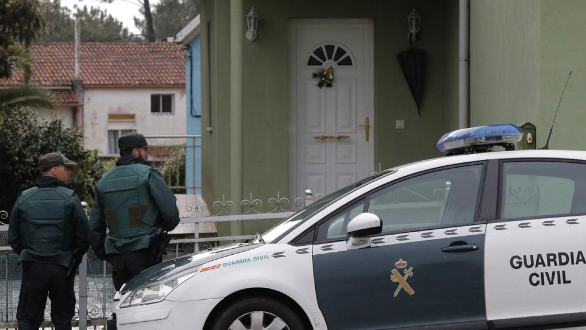 Imatge de la Guàrdia Civil, durant l’escorcoll de la casa d’El Chicle després de l’intent de segrest.