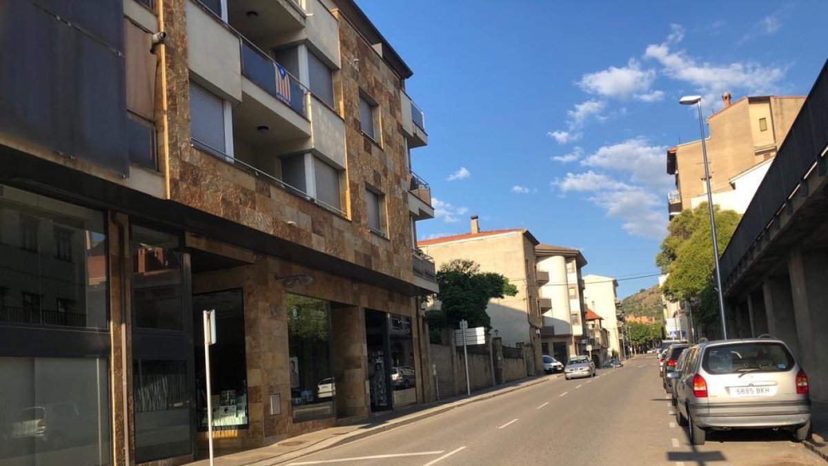 La avenida Cardenal Tarancón de Solsona.