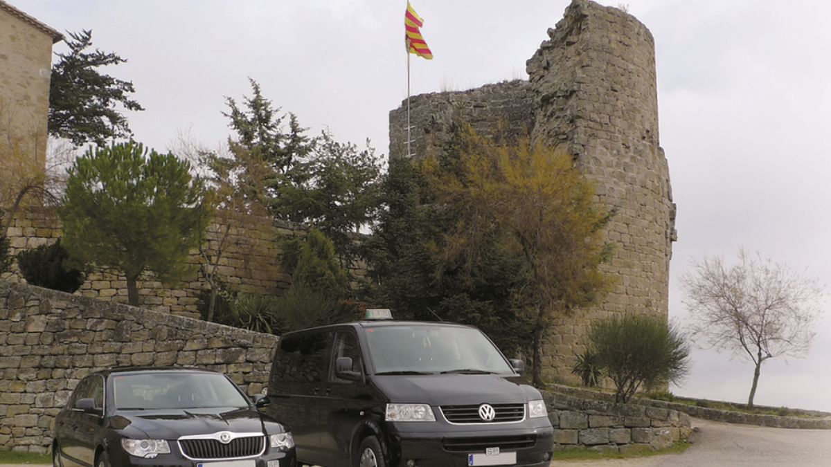 Els taxis que presten el servei de transport a la demanda.