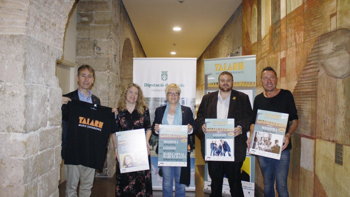 La diputación de Lleida acogió ayer la presentación del festival. 