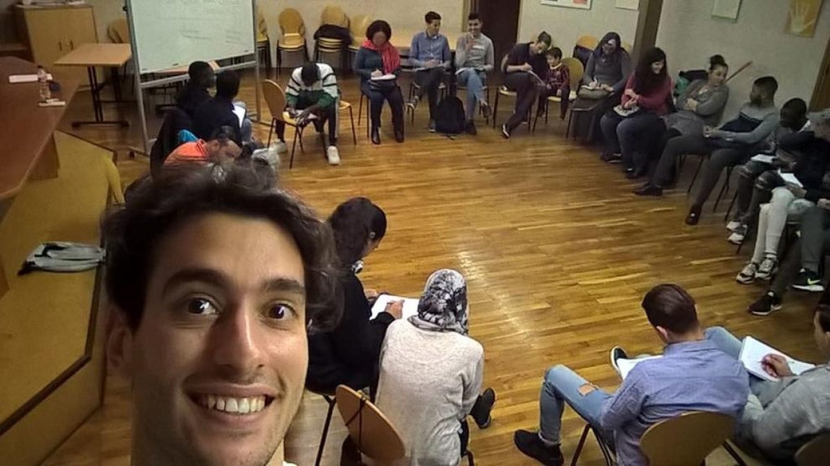 Vídeo sobre l'experiència de joves voluntaris europeus a la Paeria