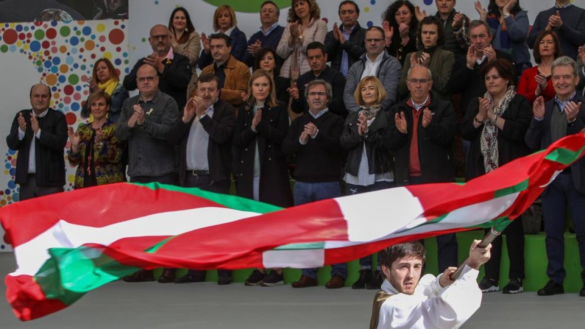 El PNB va celebrar ahir l’Aberri Eguna (Dia de la Pàtria) amb un acte públic a Bilbao.