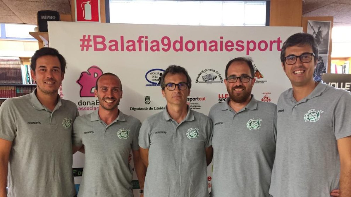 Jordi Martínez, Xavi Balsells, Carlos Oca, Mario Martínez y Juan Campillos.
