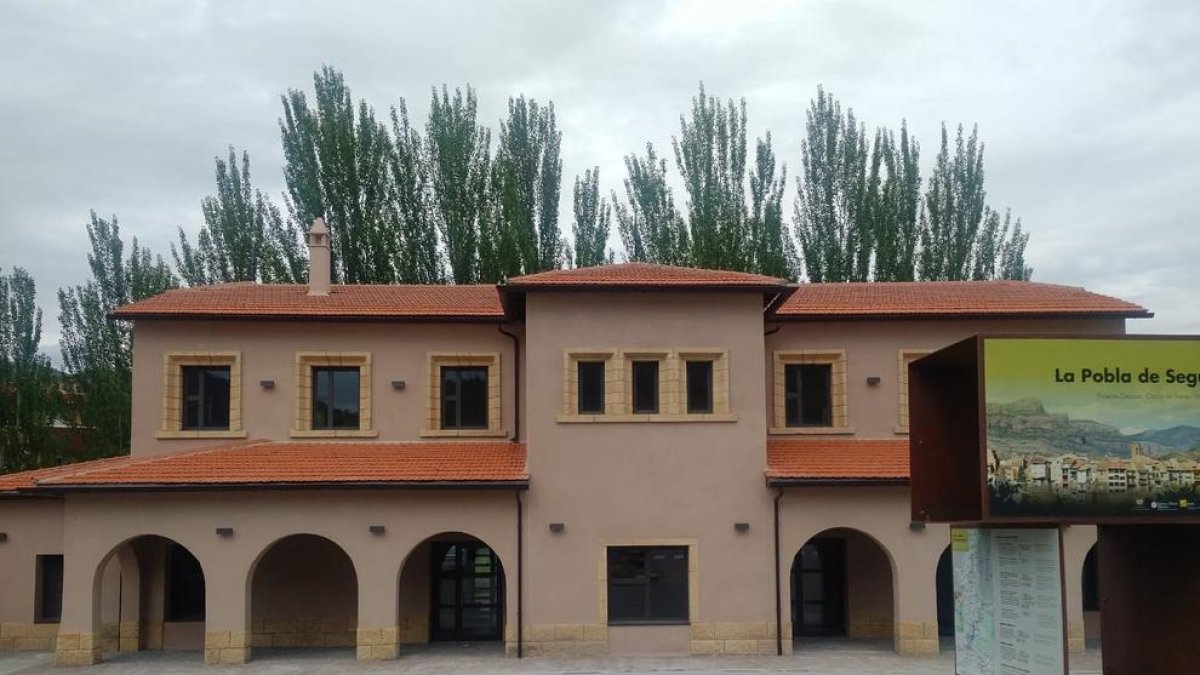 Estado actual de la estación, que abrirá en julio.