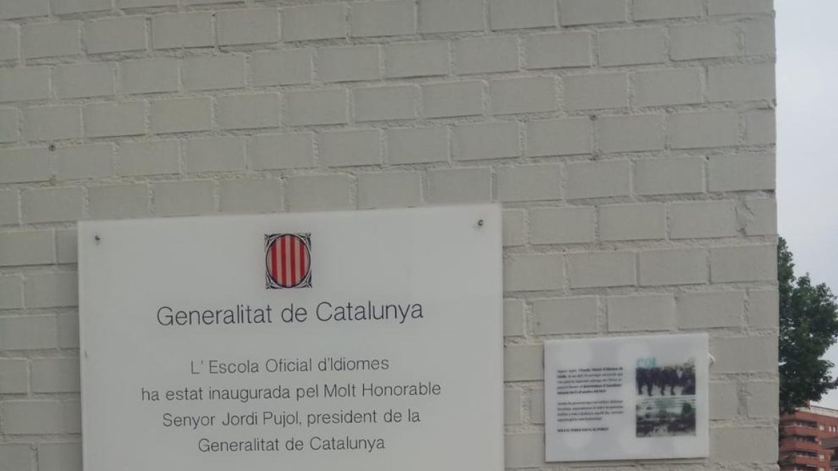 Plaques per l'1-O a Lleida