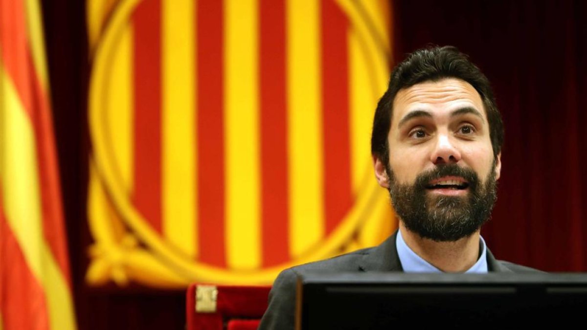 El president del Parlament, Roger Torrent.