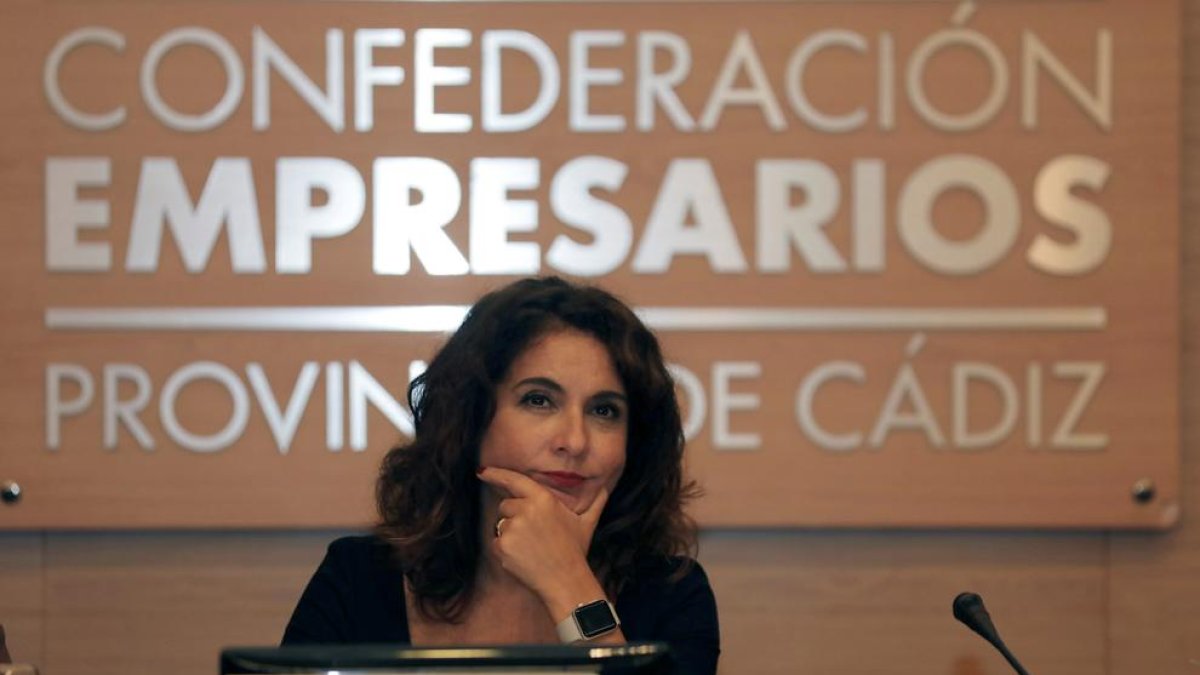 La ministra d'Hisenda, María Jesús Montero.