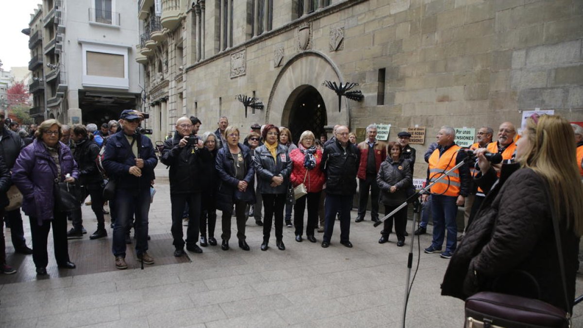 La Marea pensionista de Lleida prosigue con sus reivindicaciones