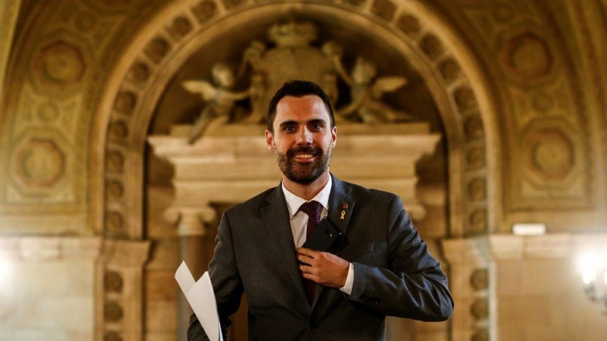 El president del Parlament, Roger Torrent.