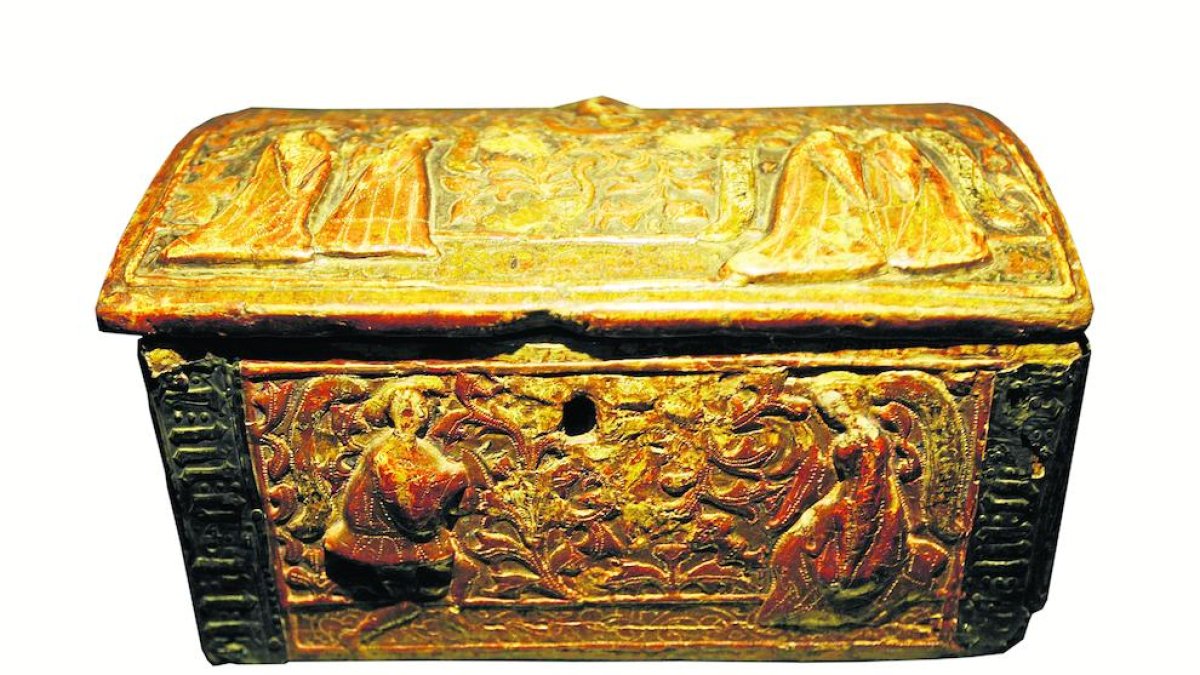 La  ‘Adoración de los Reyes Magos’ es un óleo sobre tabla de pino de 155,5 por 130,5 centímetros.