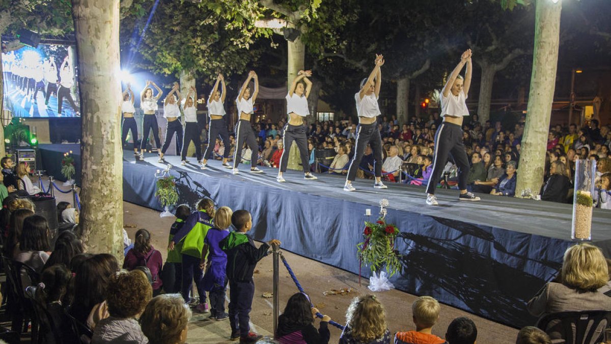 Un dels actes que es van organitzar a Tàrrega durant la Nit Boja de divendres.