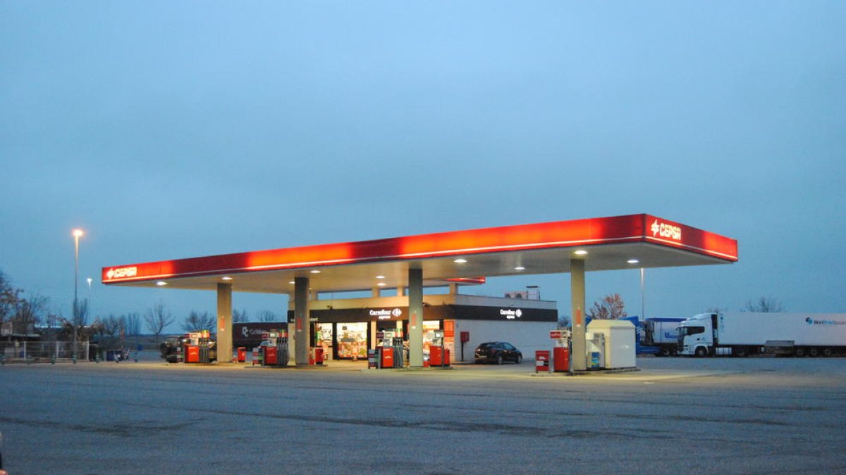 Imatge de la gasolinera en la qual es va produir l’atracament.