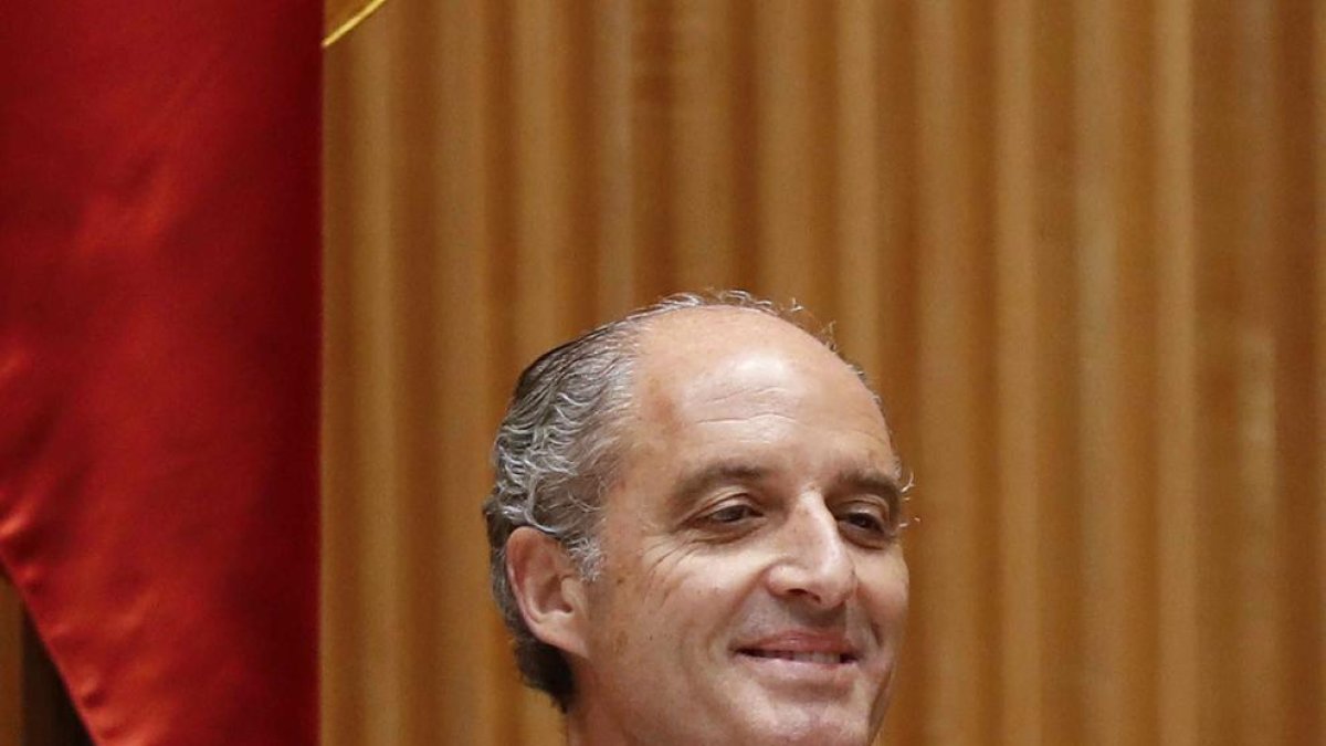 El expresidente valenciano, Francisco Camps, ayer.