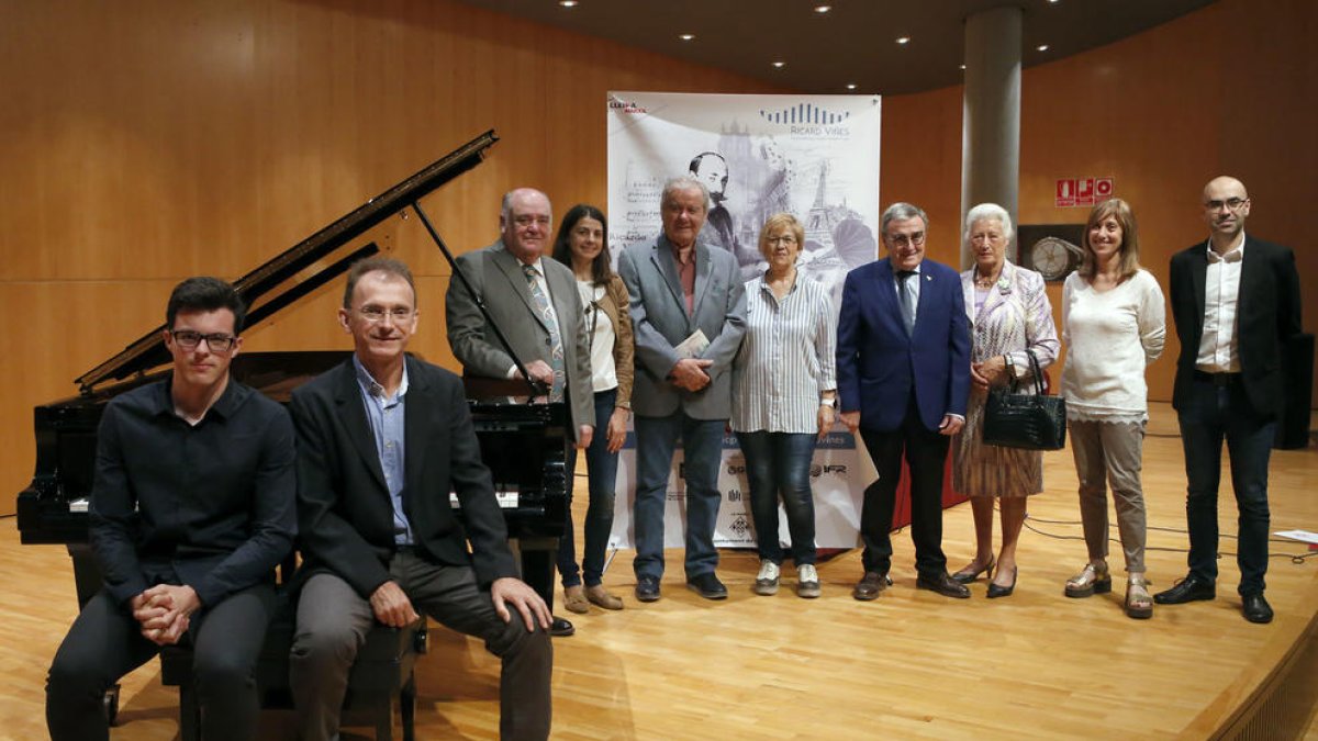 L'acte de presentació de la 23a edició del Concurs Internacional de Piano Ricard Viñes.