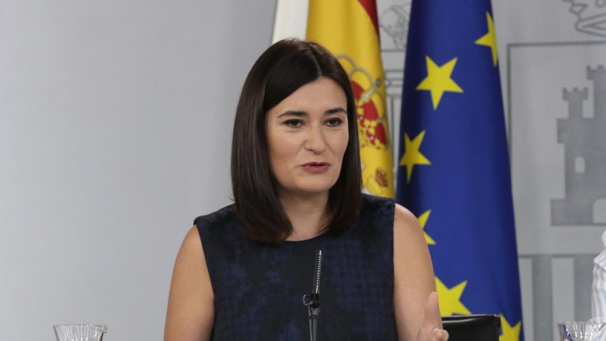 La ministra de Sanitat, Carmen Montón.