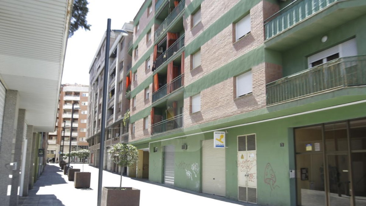 Un carrer del barri Noguerola de Lleida.