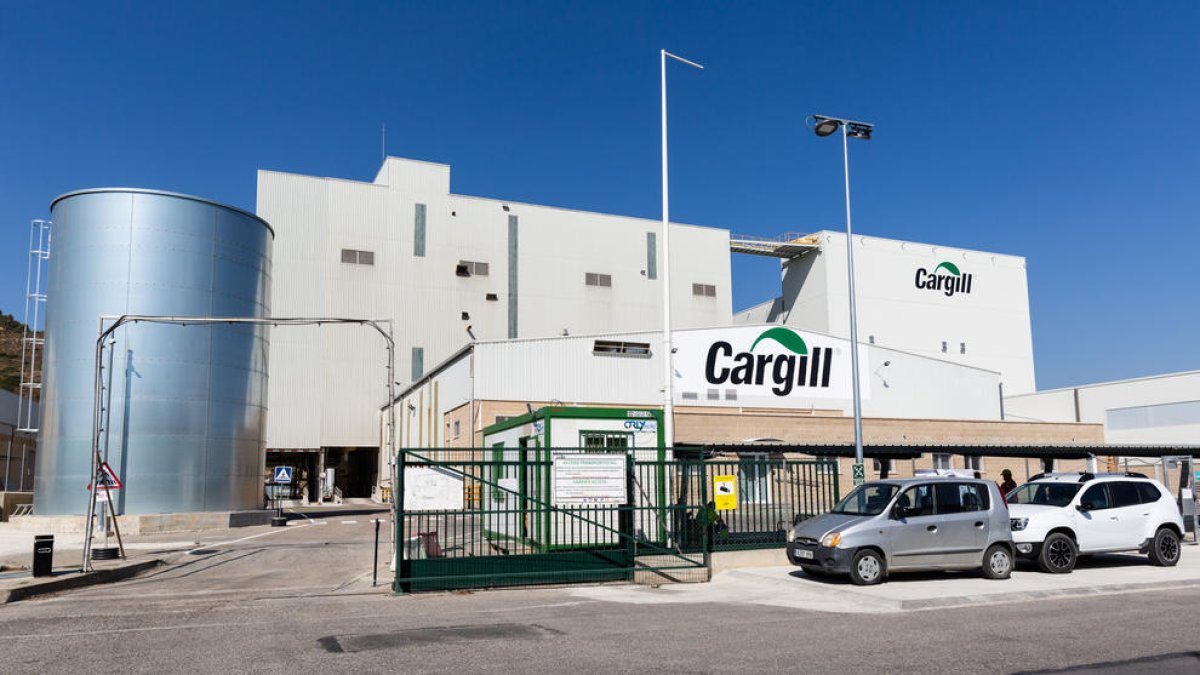 Imatge de la nova planta de nutrició animal de Cargill a Mequinensa.