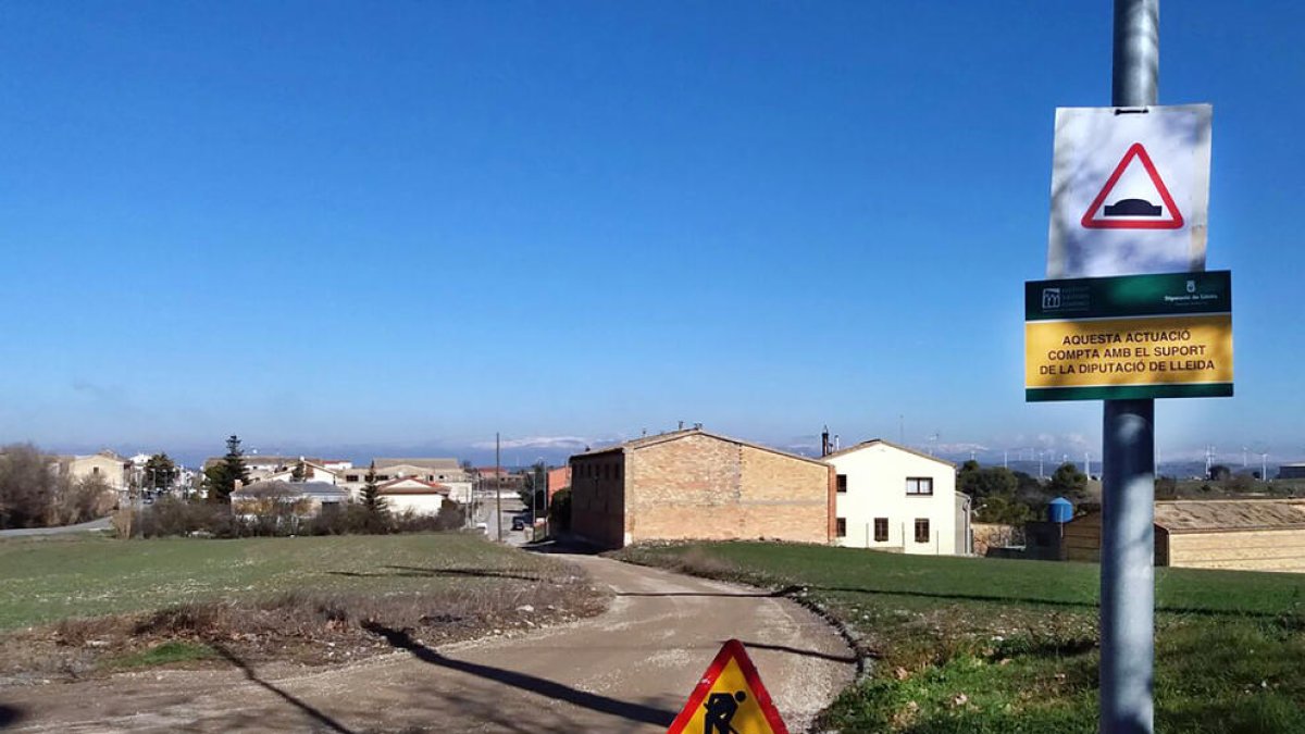 Sant Guim de Freixenet recupera los caminos de acceso a la población