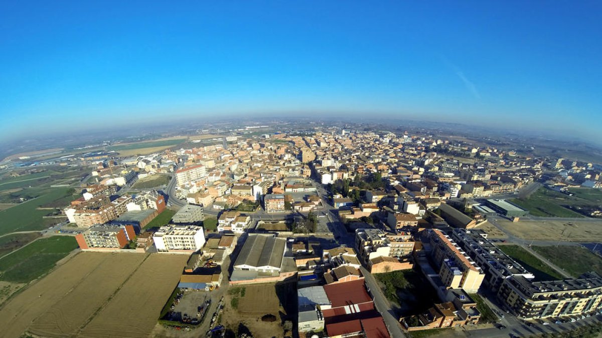Vista de Alcarràs, en cuyo término municipal ocurrieron los hechos. 
