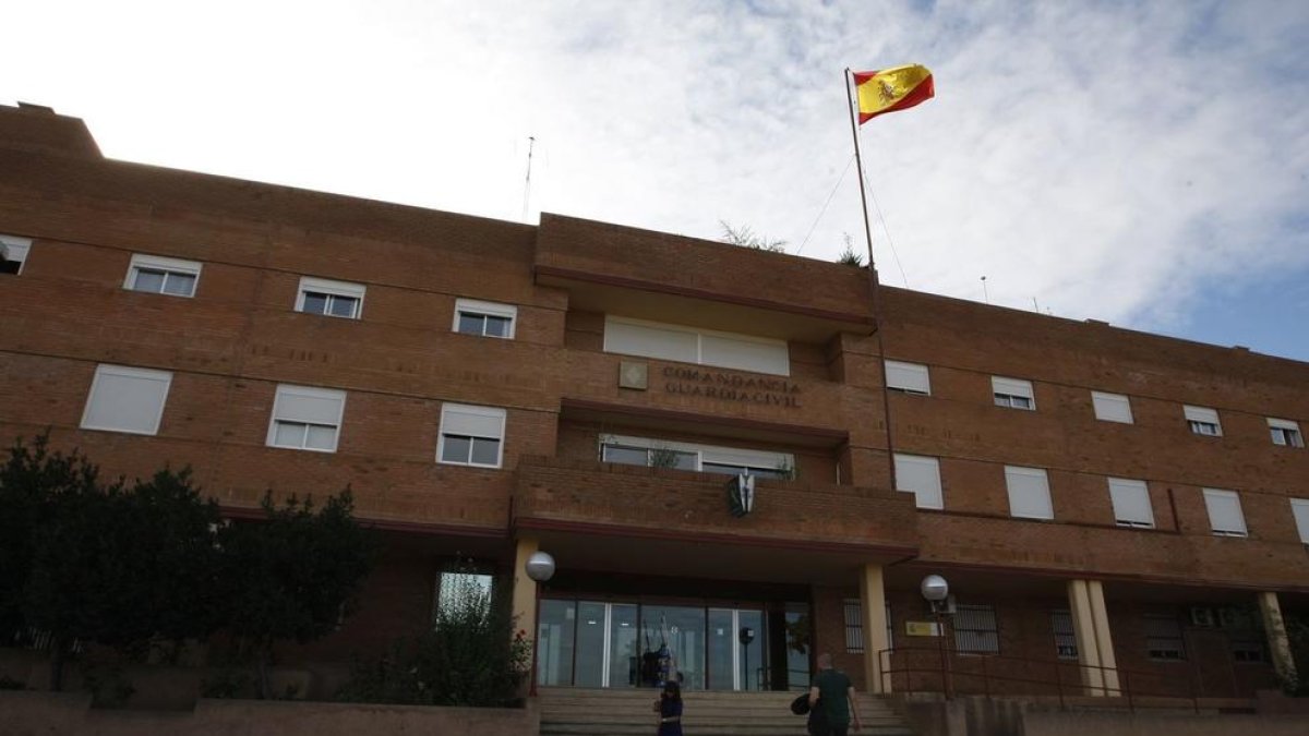 La caserna de la Guàrdia Civil a Lleida