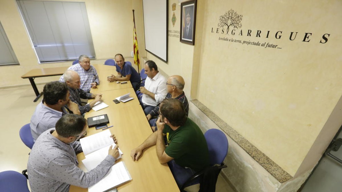 La reunión sobre las ZLN la semana pasada en Les Borges.