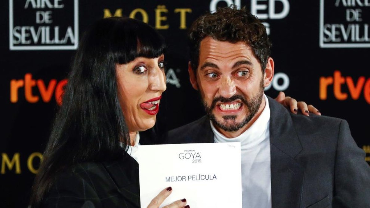 Rossy de Palma y Paco León, ayer durante la presentación. 