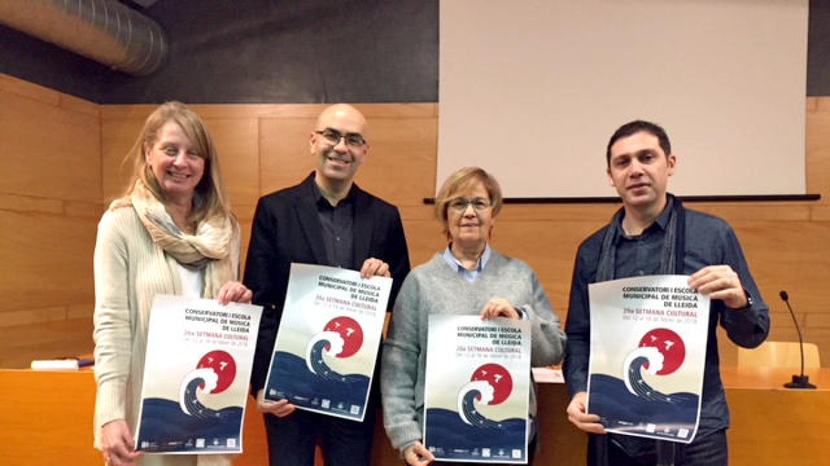 Presentación de la semana cultural del Conservatori de Lleida. 