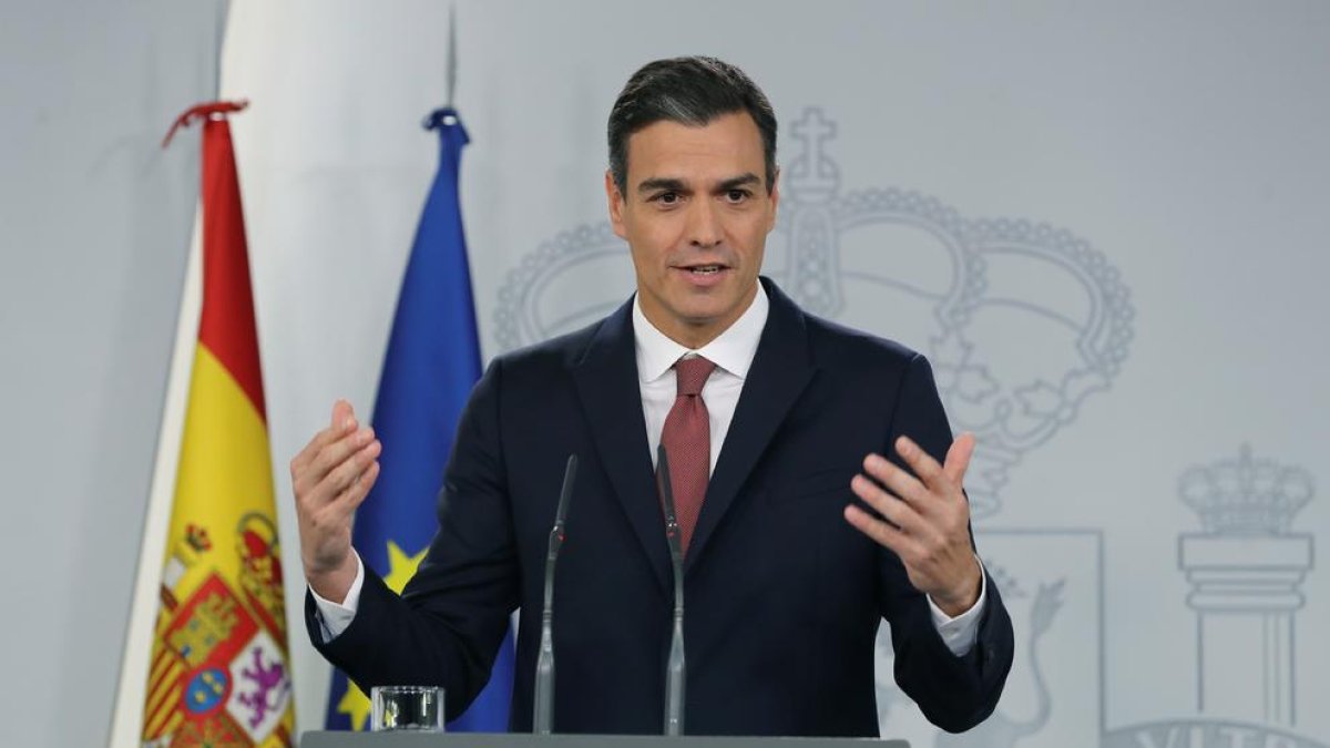 El presidente del Gobierno español, Pedro Sánchez.