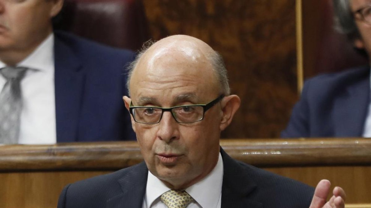 El ministro Cristóbal Montoro. 