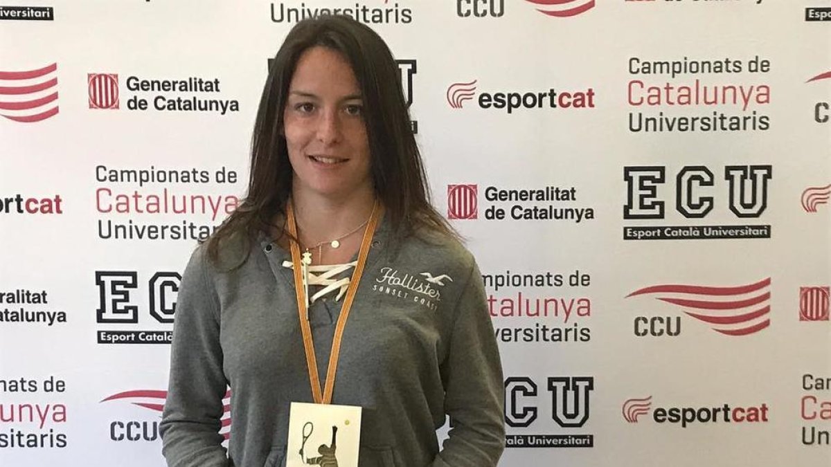 Ares Llobera, campeona de Catalunya universitaria