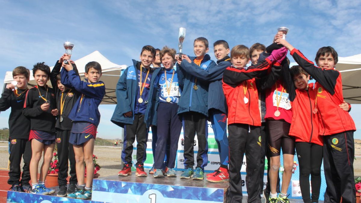 El equipo masculino Sub’12 de la AA Xafatolls se proclamó en Mollerussa campeón de Catalunya.