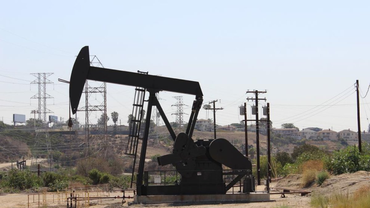 Una plataforma petrolífera en Estados Unidos. 