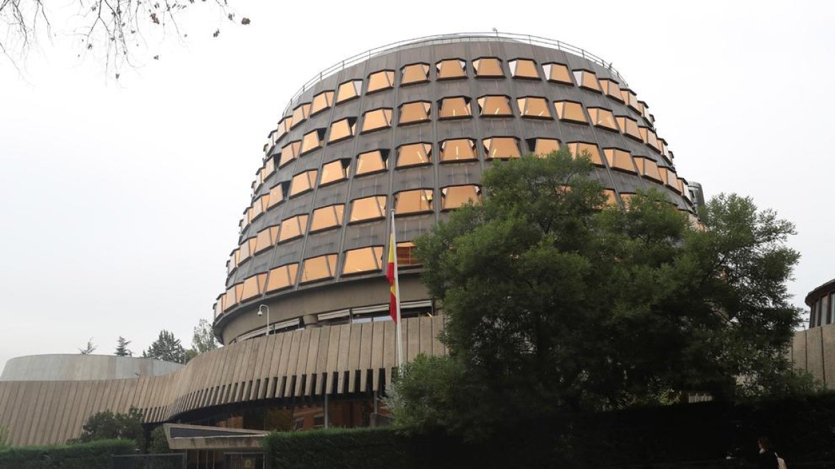 Imagen de la sede del Tribunal Constitucional en Madrid.